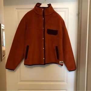 The North Face Orange Fleece Jacket